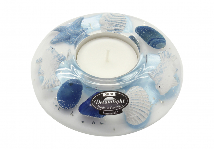 Set 4 suporturi lumanari COAST, sticla, 9.5x3.5 cm [13]