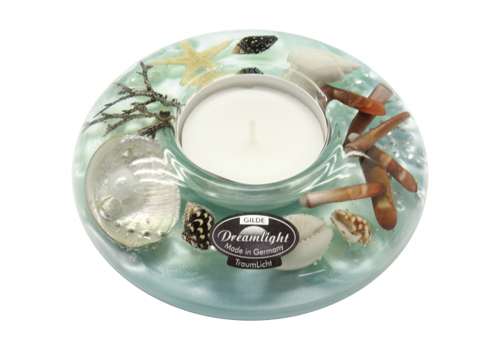 Set 4 suporturi lumanari COAST, sticla, 9.5x3.5 cm [11]