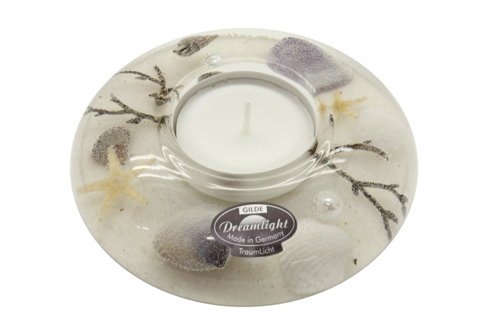 Set 4 suporturi lumanari COAST, sticla, 9.5x3.5 cm [4]