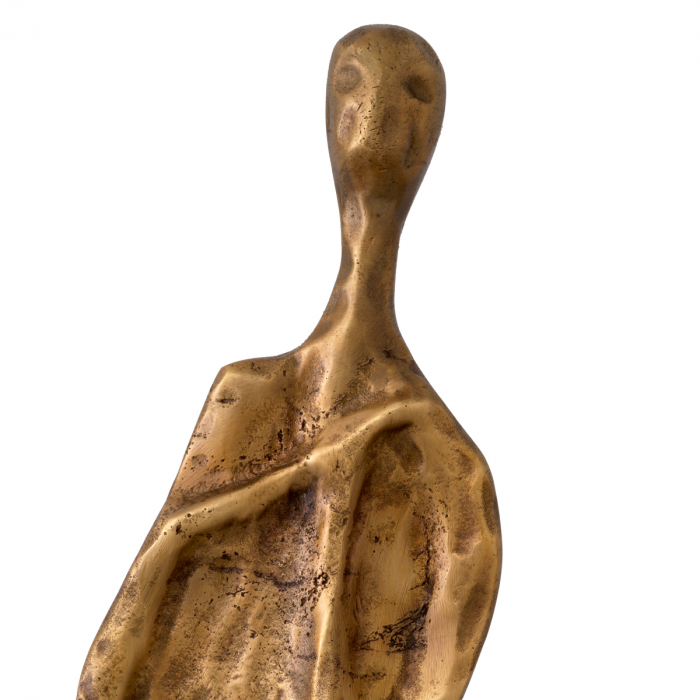 Set de 2 figurine, Dual, finisaj din alamă cu aspect vintage [5]