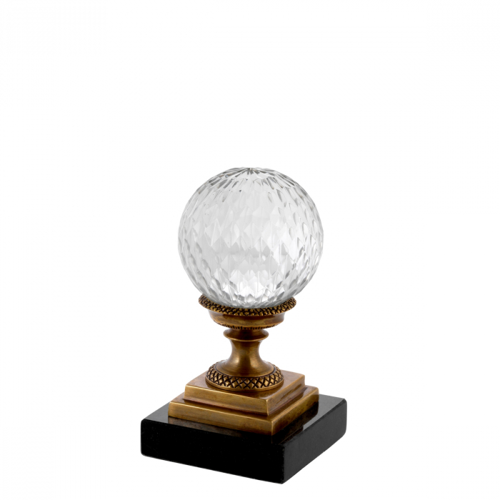 Set de 3 figurine Divani, finisaj din alamă cu aspect vintage [3]