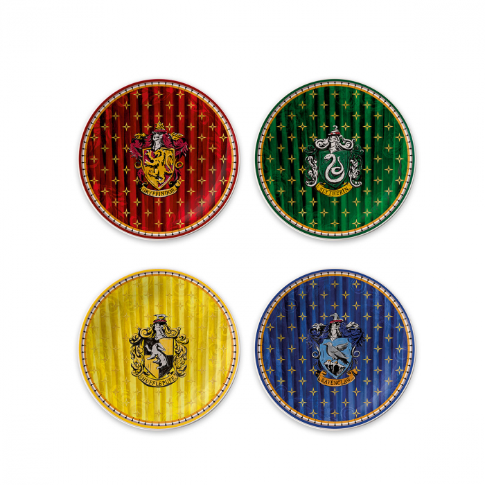 Set de 4, Harry Potter, Farfurie, Porțelan, multicolor, PU 2, Ass 4, D. 20 cm [2]