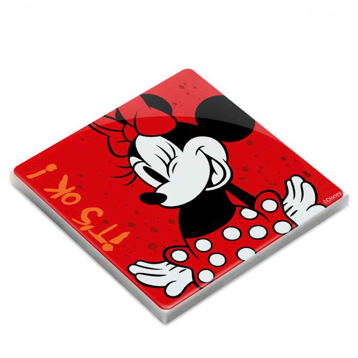 Set de 40, Disney, Coaster, Mickey & Minnie I am, Porțelan, multicolor, PU 1, 8 buc. asortate, L. 9 cm, H. 9 cm [5]