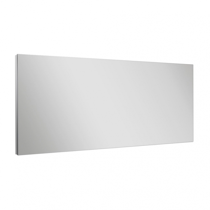 Set de baie cu 6 piese PERTH, Melamina/Aluminiu/Abs/Sticla/Ceramica/Metal, Alb, 160x46.5x190 cm [3]