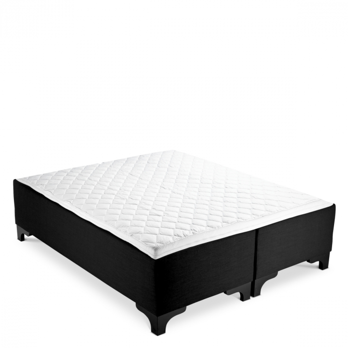 Set Pat Mavone negru 180 x 210 cm, Dims: L. 210 | W. 180 | H. 66 (CM) [2]