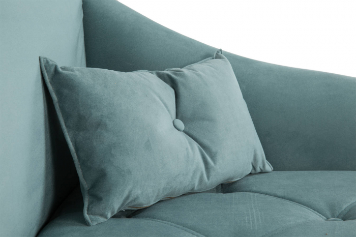 Sezlong living Diana, Turcoaz, 165x88x70 cm [6]