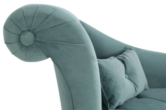 Sezlong living Diana, Turcoaz, 165x88x70 cm [5]