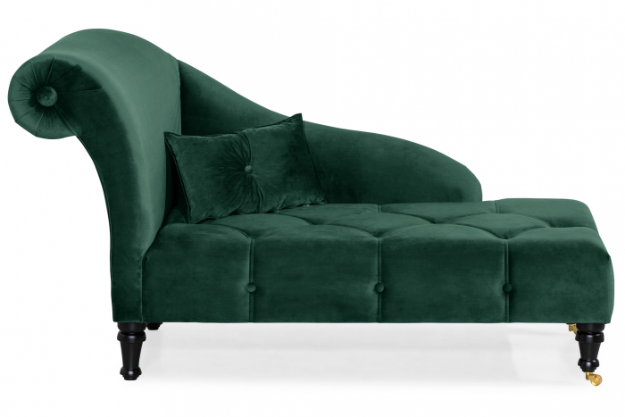 Sezlong living Diana, Verde inchis, 165x88x70 cm [3]