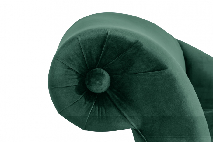 Sezlong living Diana, Verde inchis, 165x88x70 cm [8]