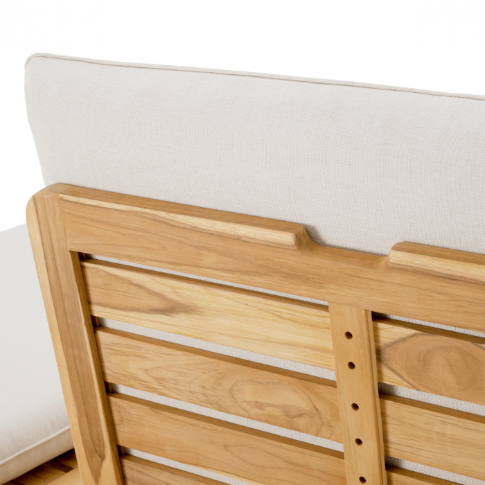 Sezlong, Weston, dublu, tec natur, Dimensiuni: L. 210 | W. 216 | max H. 96 | SD. 125 | SW. 87 | SH. 35   [12]