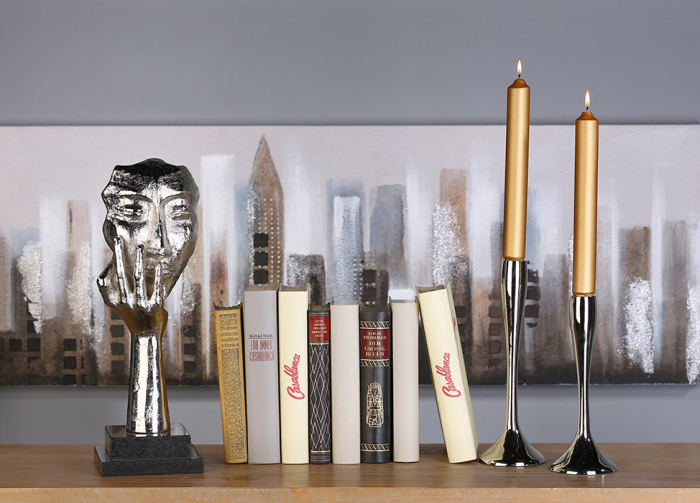 Sfesnic Chic, aluminiu, argintiu, 26x8,5 cm [6]