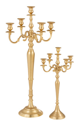 Sfesnic cu 5 brate Noel, aluminiu, 48x99 cm [3]