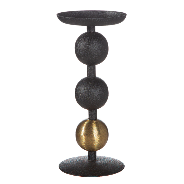 Sfesnic, Sfera, „Luipaard”, Fier, negru, PU 3, H 23,5 cm, A. 10 cm [3]