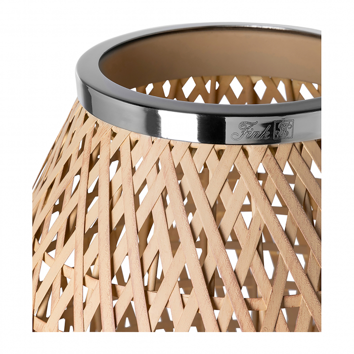 SHONA, Felinar fără sticlă, vopsit în câmp electrostatic, neted, culoare argintie, natural, L. 26 cm, l. 26 cm, H 27,5 cm, D 26 cm [4]