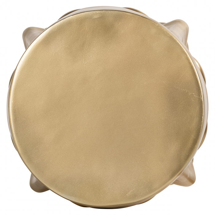 Masuta Christy auriu, polirasina, 40 cm [3]