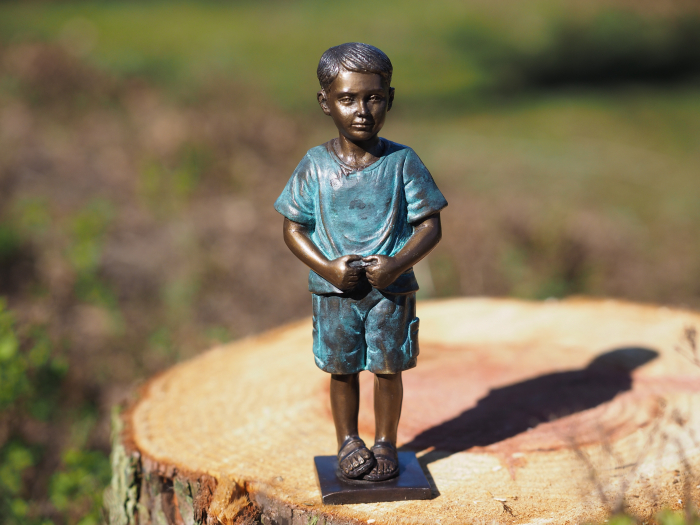 Statuie bronz, Băiețel 20 x 5 x 8 cm [2]