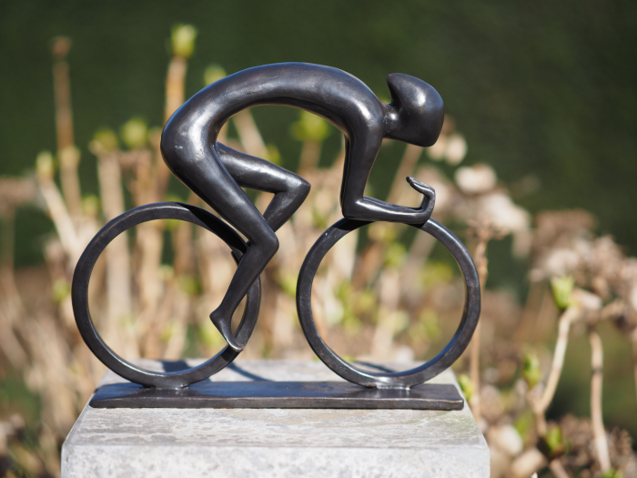 Statuie bronz, Ciclist 23 x 5 x 26 cm [4]