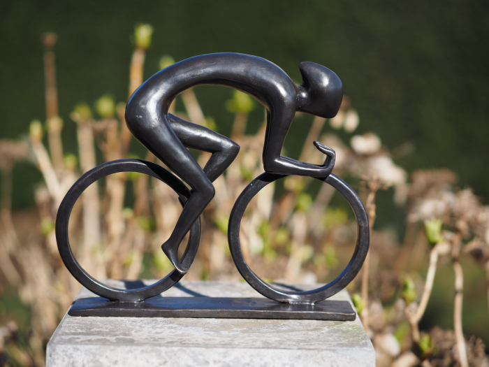 Statuie bronz, Ciclist 23 x 5 x 26 cm [2]