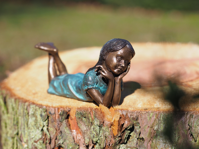 Statuie bronz, Fată 7 x 5 x 15 cm [2]