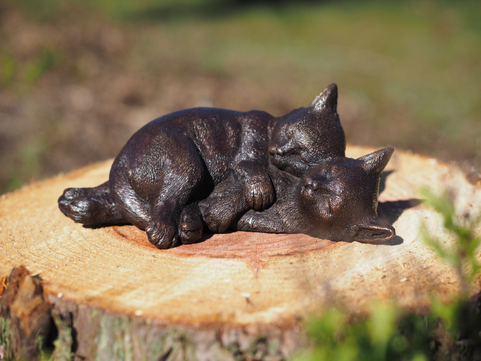 Statuie bronz, Pereche de pisici [4]