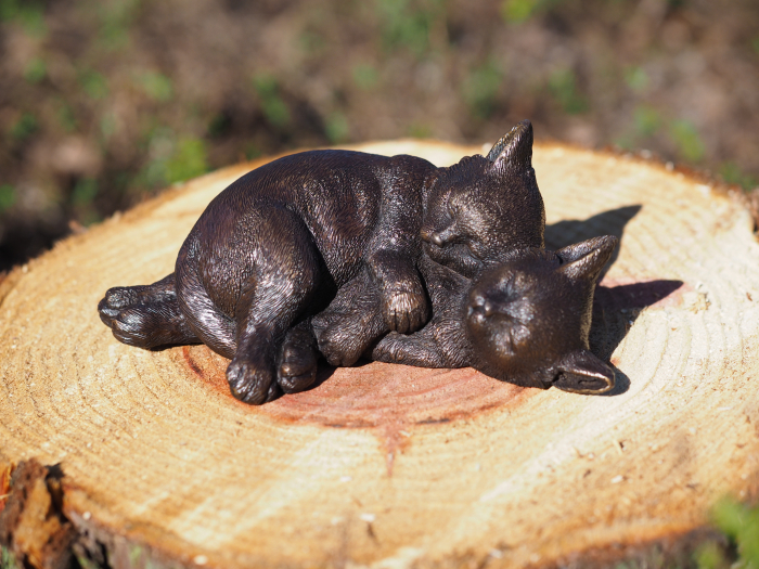 Statuie bronz, Pereche de pisici [2]