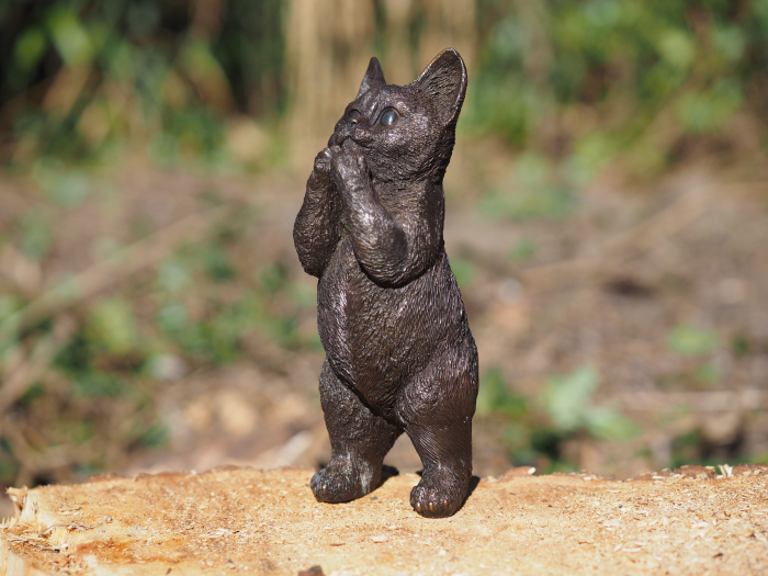 Statuie bronz, Pisicuță 24 x 9 x 9 cm [2]