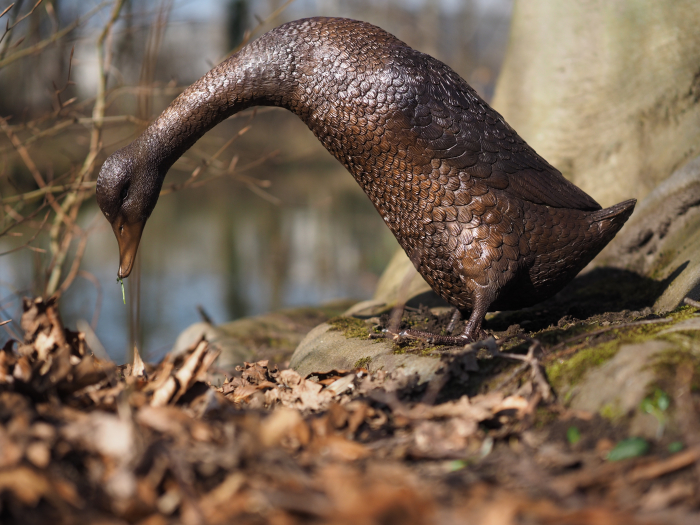 Statuie bronz, Rață [8]