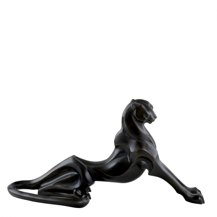 Statuie Ghepard, finisaj bronz, Dims: L. 27 | W. 85 | H. 43 (CM) [3]