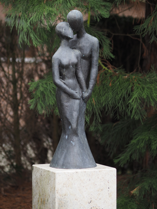 Statuie iubire moderna, Bronz, 95 X 30 X 30 cm [2]