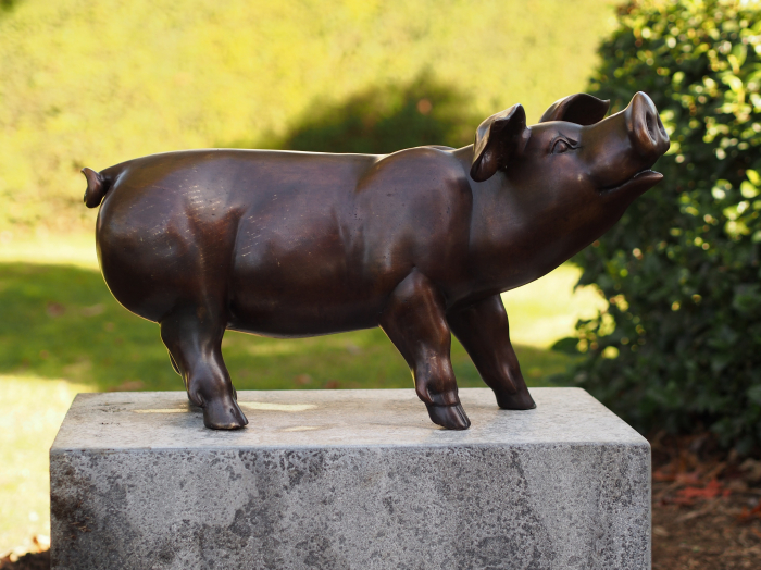 Statuie purcel, Bronz, 35 X 30 X 67 cm [2]