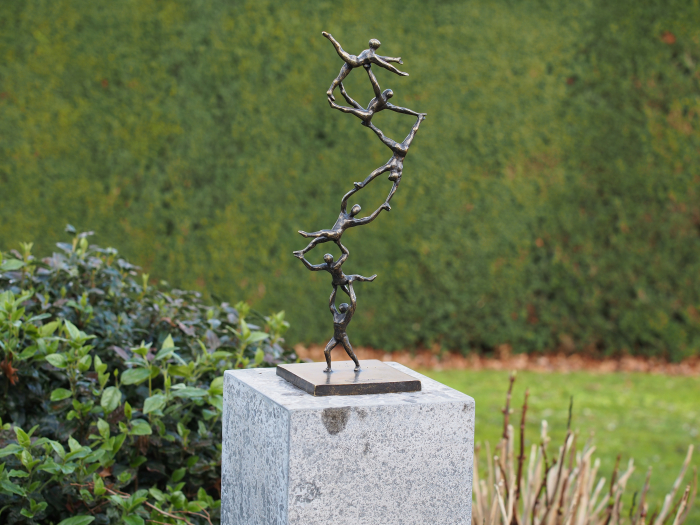 Statuie spirala de oameni, Bronz, 46 x 15 x 15 cm [4]