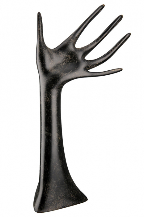 Set 2 suporturi de bijuterii Hand negru, rasina, 31 cm [4]