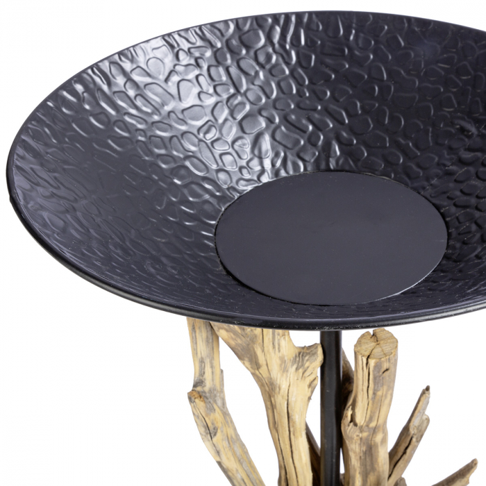 Suport, bol, Metal, negru, culori naturale, PU 2, H 75 cm, D 37 cm [4]