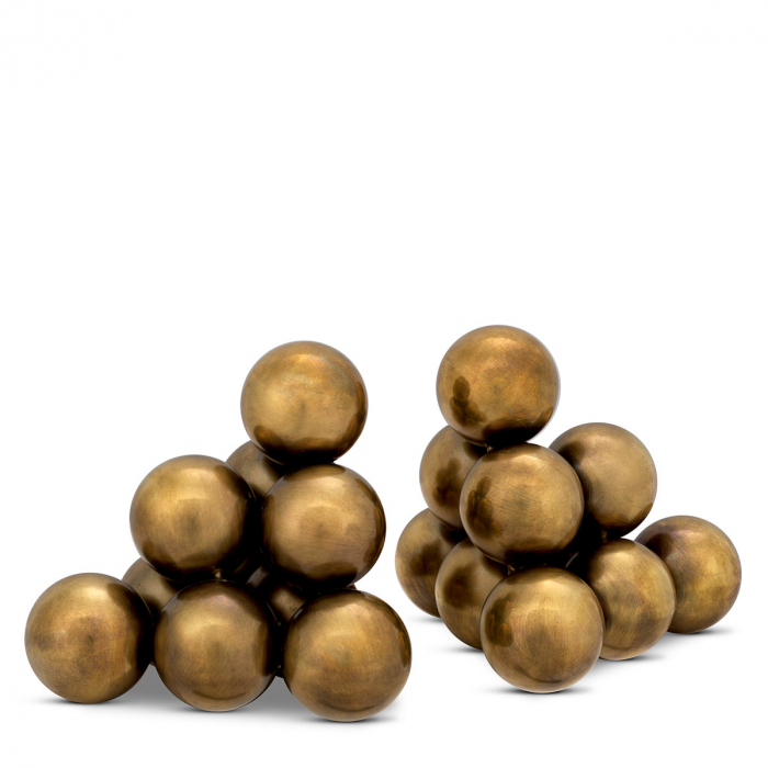 Suport carte, Carioca vintage cu finisaj alamă set de 2 [1]