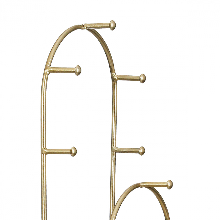 Suport de bijuterii, Modern, Metal, auriu, PU 3, L. 13 cm, L. 13 cm, H. 30,5 cm [4]