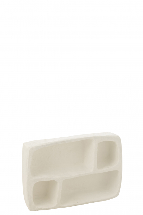 Suport de perete, Flint, Paper Mache, Alb, S, L 45| W 30| H 10 cm [2]