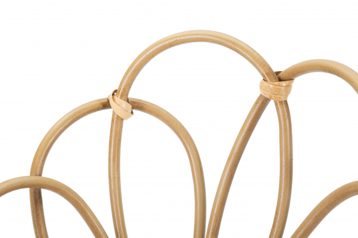 Suport ghiveci PANAMA TOWER, Maro, Fier/Ratan sintetic, 48x28x28 cm [3]