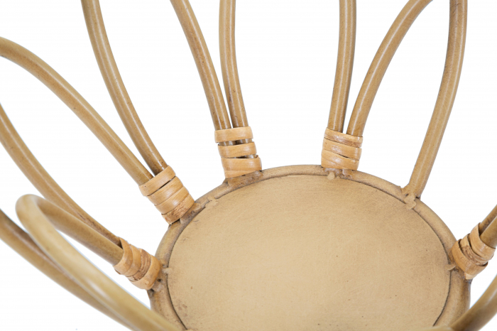 Suport ghiveci PANAMA TOWER, Maro, Fier/Ratan sintetic, 48x28x28 cm [4]