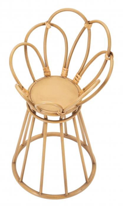 Suport ghiveci PANAMA TOWER, Maro, Fier/Ratan sintetic, 48x28x28 cm [5]