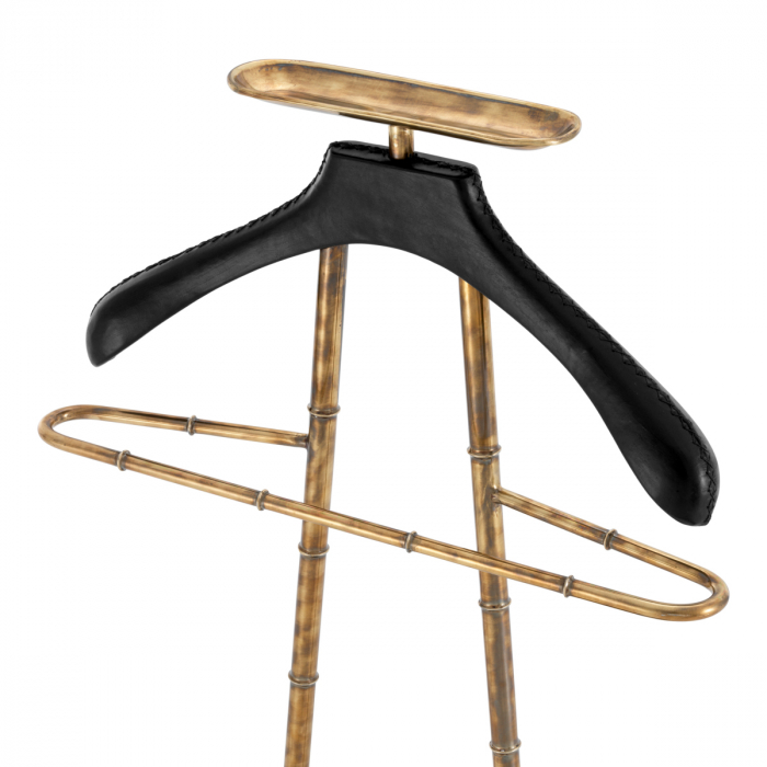 Suport haine, Baker, finisaj din alamă vintage , Dims: L. 31 | W. 50.5 | H. 117  (CM) [4]