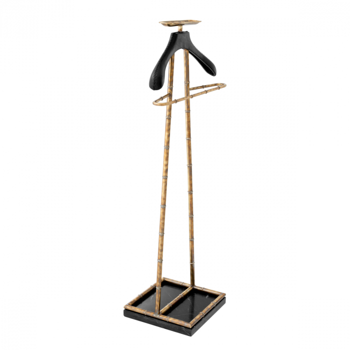 Suport haine, Baker, finisaj din alamă vintage , Dims: L. 31 | W. 50.5 | H. 117  (CM) [3]