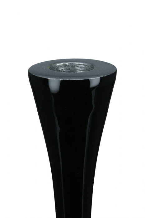 Suport lumanare , Aluminiu, Negru, 25.5 cm [2]