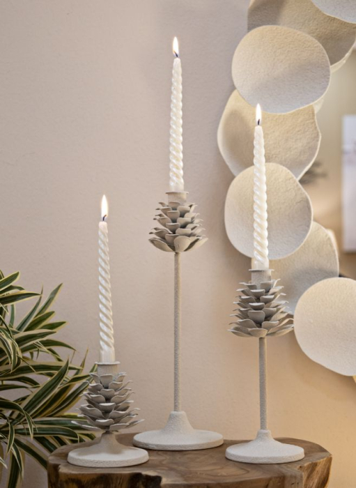 Suport lumanare, Con de pin, 9,5x11,5 [5]