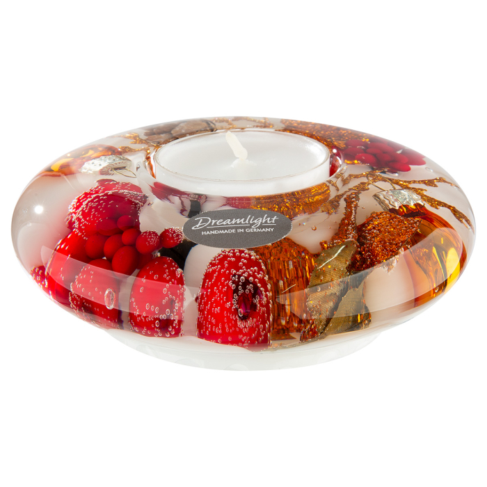 Suport lumanare Dreamlight, Ufo Mini, „Binecuvantari de cupru”, sticla, culoarea cuprului, PU 6, H 4 cm, A. 10,5 cm [3]