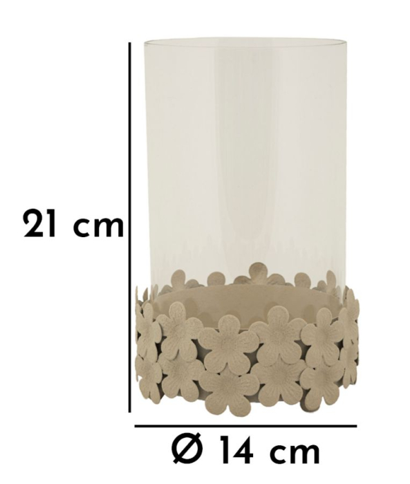 Suport lumanare, Dune cm ø 14x21 [6]