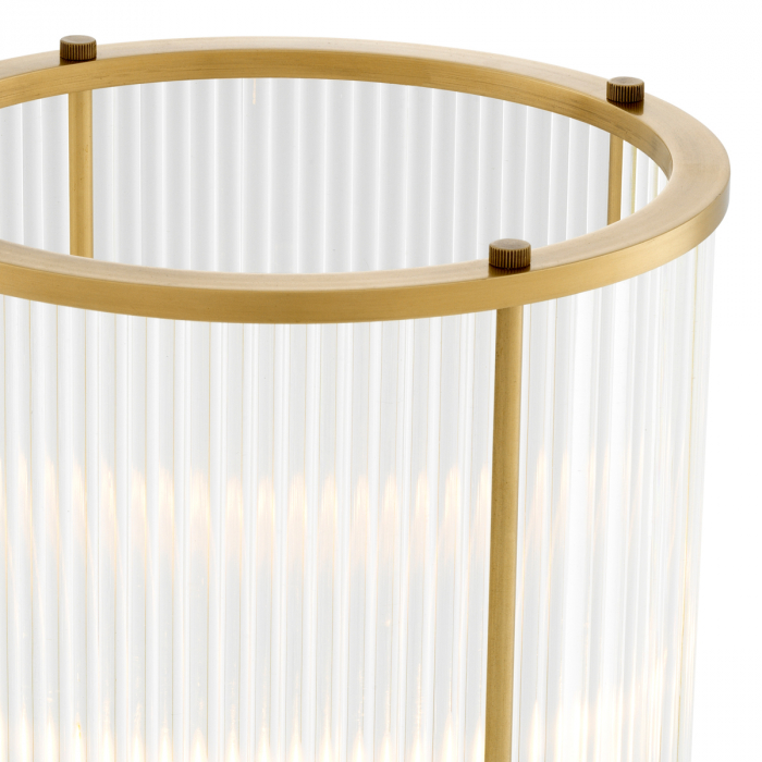 Suport lumanare Hurricane, Mayson, finisaj din alamă cu aspect vintage L [4]