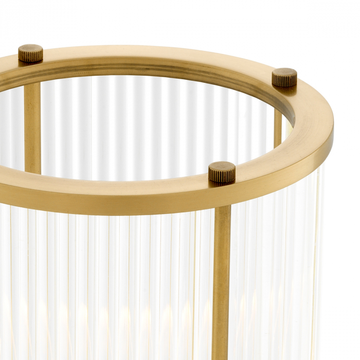 Suport lumanare Hurricane, Mayson, finisaj din alamă cu aspect vintage S [4]