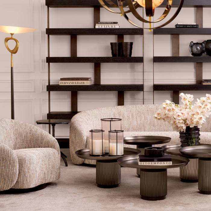 Suport lumanare Hurricane, Mayson finisaj din bronz M [2]