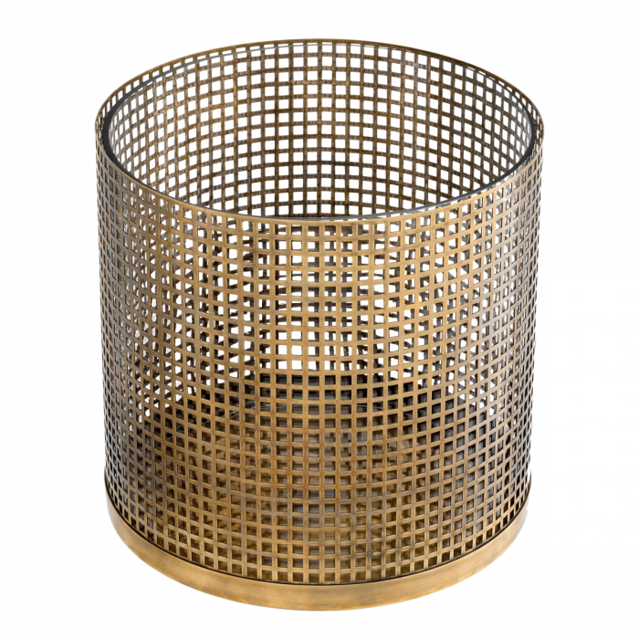 Suport lumanare Hurricane, Sterling, finisaj din alamă vintage , Dims: Ø 25.5 | H. 25 (CM) [4]