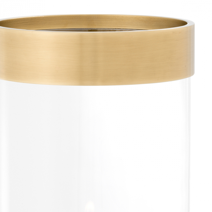 Suport lumanare Hurricane, Vertex, finisaj din alamă cu aspect vintage L, Dims: Ø 20.5 | H. 41.5 (CM) [3]